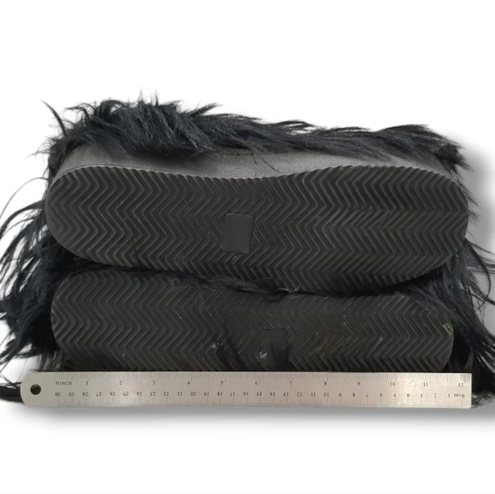 GUCCI Yeti Siberian Goat Hair Black Fur Vintage winter boots with COA - Picture 9 of 16